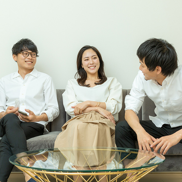 THE23大阪梅田 撮影後の和やかな会話